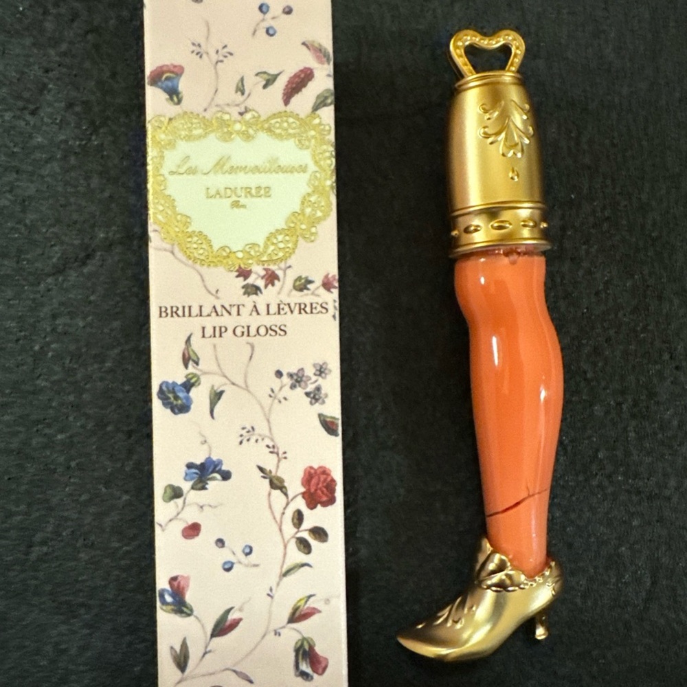 Ladurée Gold and Orange Lip Gloss